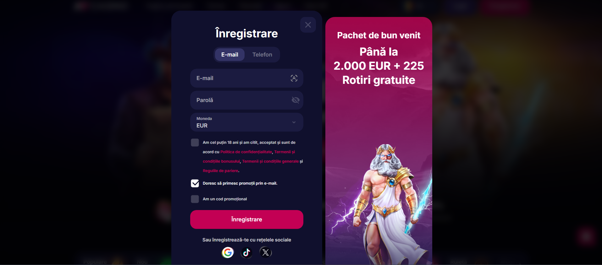 NV Casino Registration Process